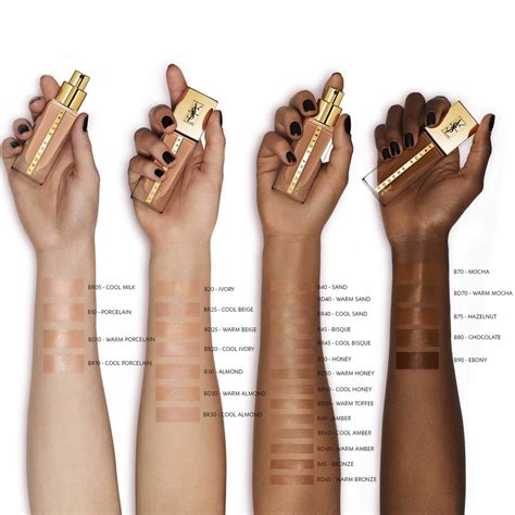 ysl touche eclat illuminating foundation reviews|YSL touche eclat foundation swatches.